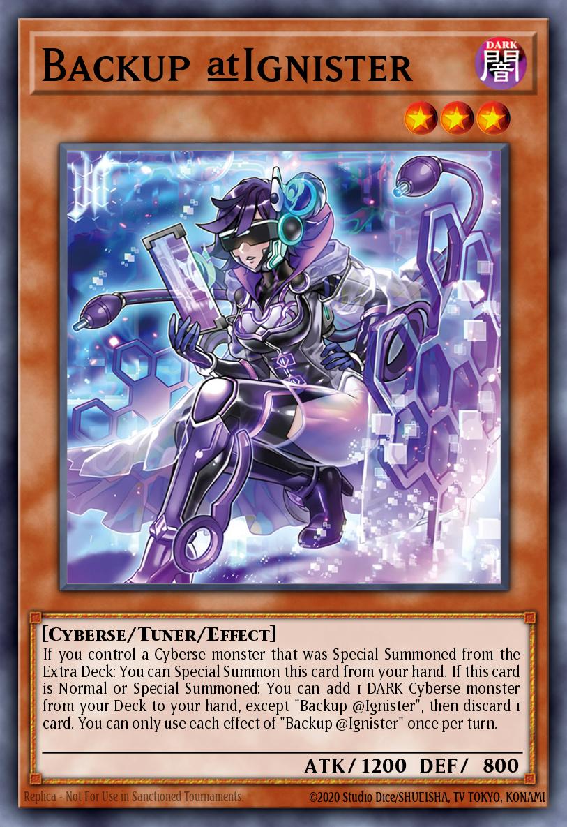 Backup @Ignister Quarter Century Secret Rare ALIN-EN002 Alliance Insight Yugioh card