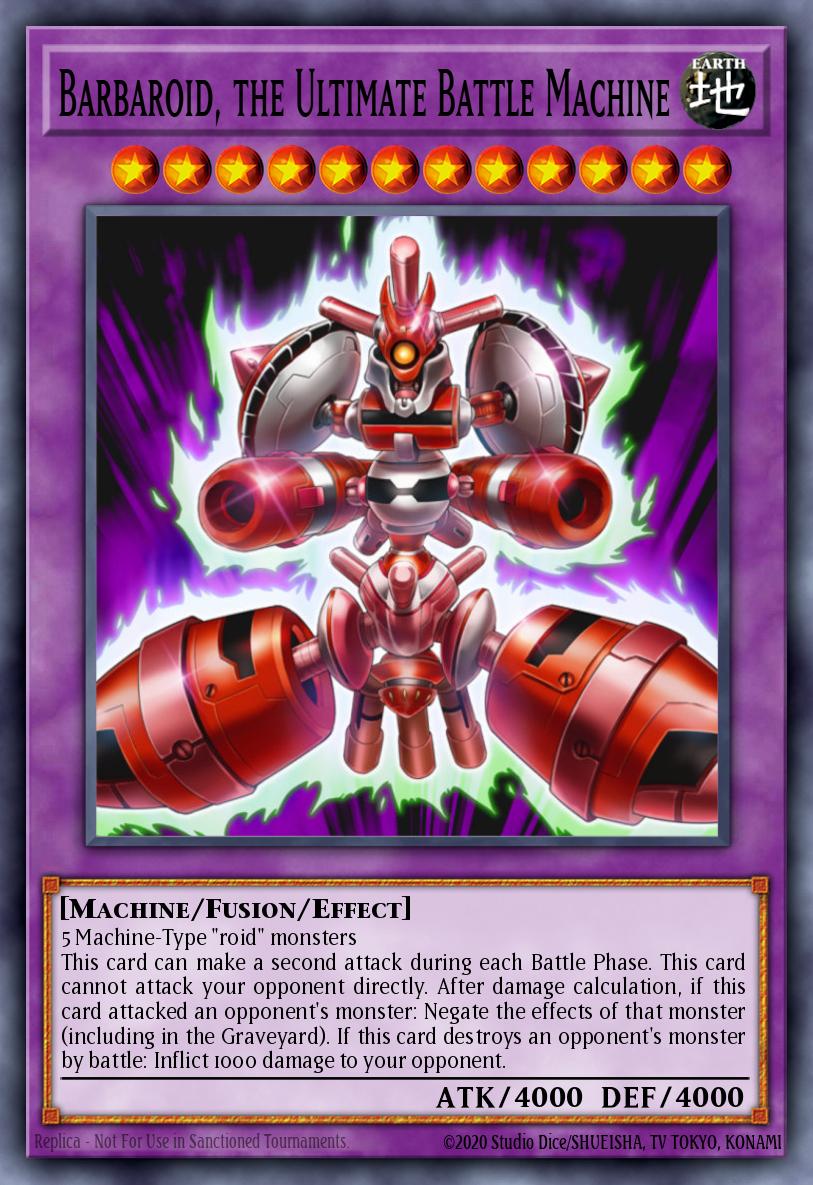 Barbaroid the Ultimate Battle Machine Common SP13-EN045 Star Pack 2013 Yugioh card