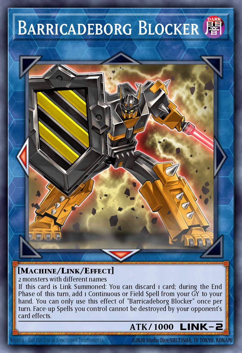 Barricadeborg Blocker Ultra Rare BLGG-EN102 Battles of Legend: Glorious Gallery Yugioh card