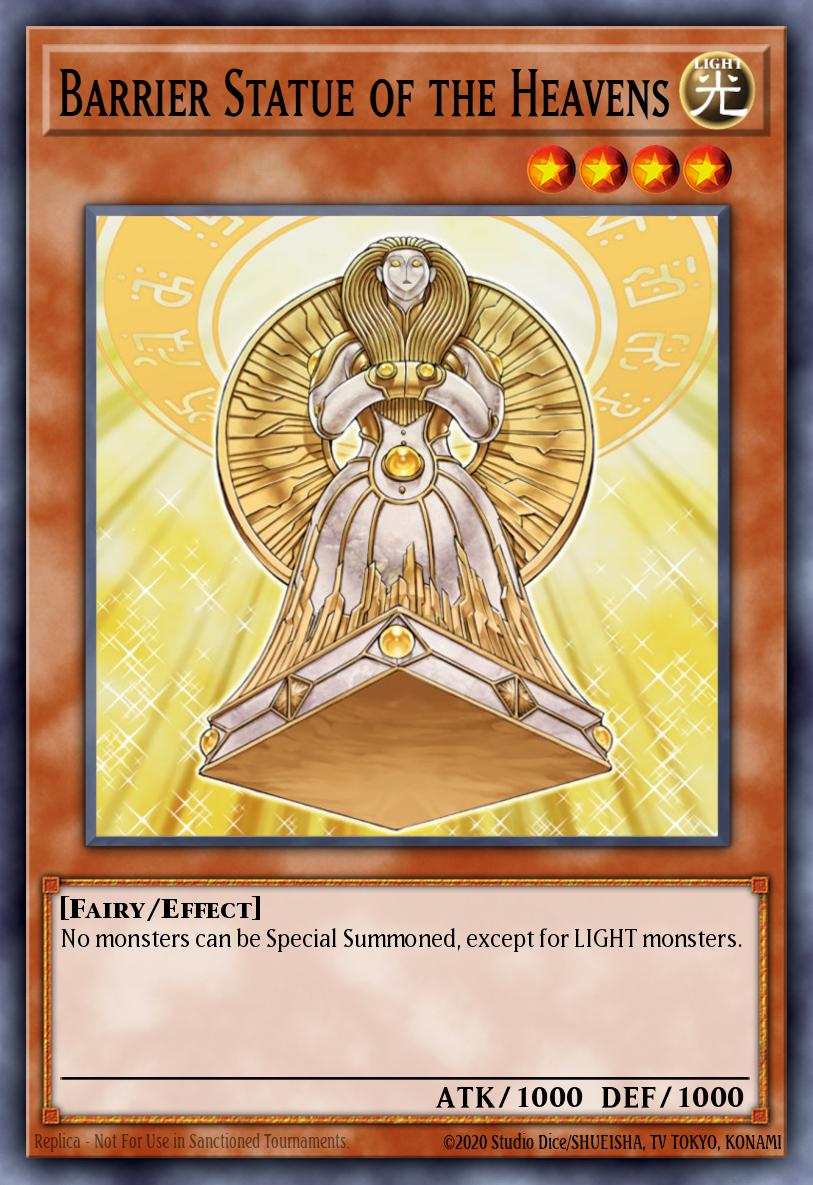 Barrier Statue of the Heavens Common CDIP-EN023 Cyberdark Impact Yugioh card