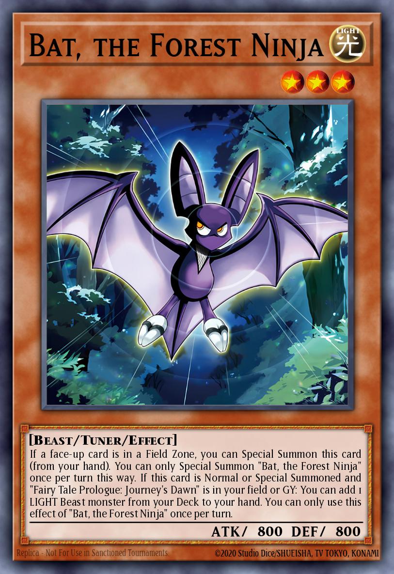 Bat the Forest Ninja New BLMM-EN034 Battles of Legend Monster Mayhem Yugioh card