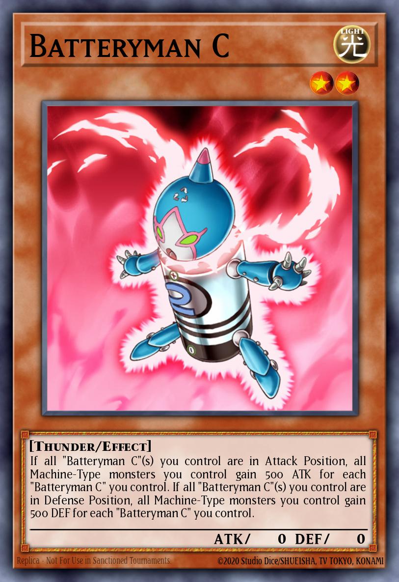 Batteryman C Common CRV-EN030 Cybernetic Revolution Yugioh card