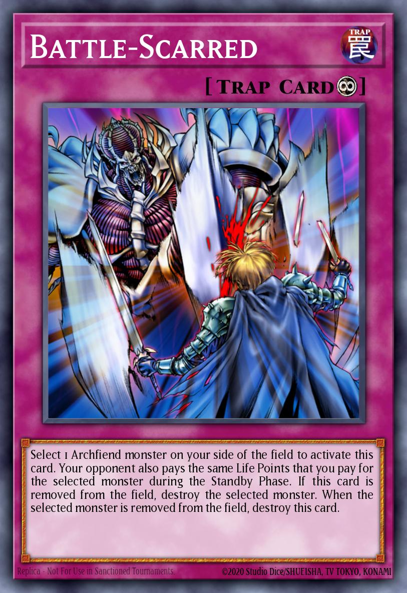 Battle-Scarred Common DCR-097 Dark Crisis Yugioh card