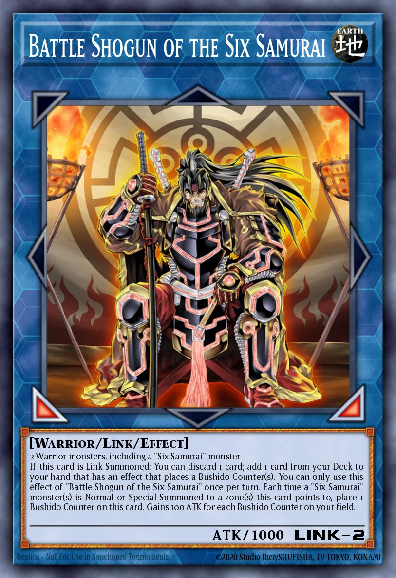 Battle Shogun of the Six Samurai Super Rare CHIM-ENSE2 Chaos Impact Special Edition Yugioh card