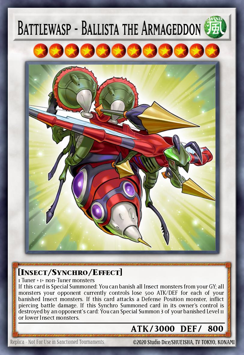 Battlewasp - Ballista the Armageddon Ultra Rare BLHR-EN039 Battles of Legend Heros Revenge Yugioh card