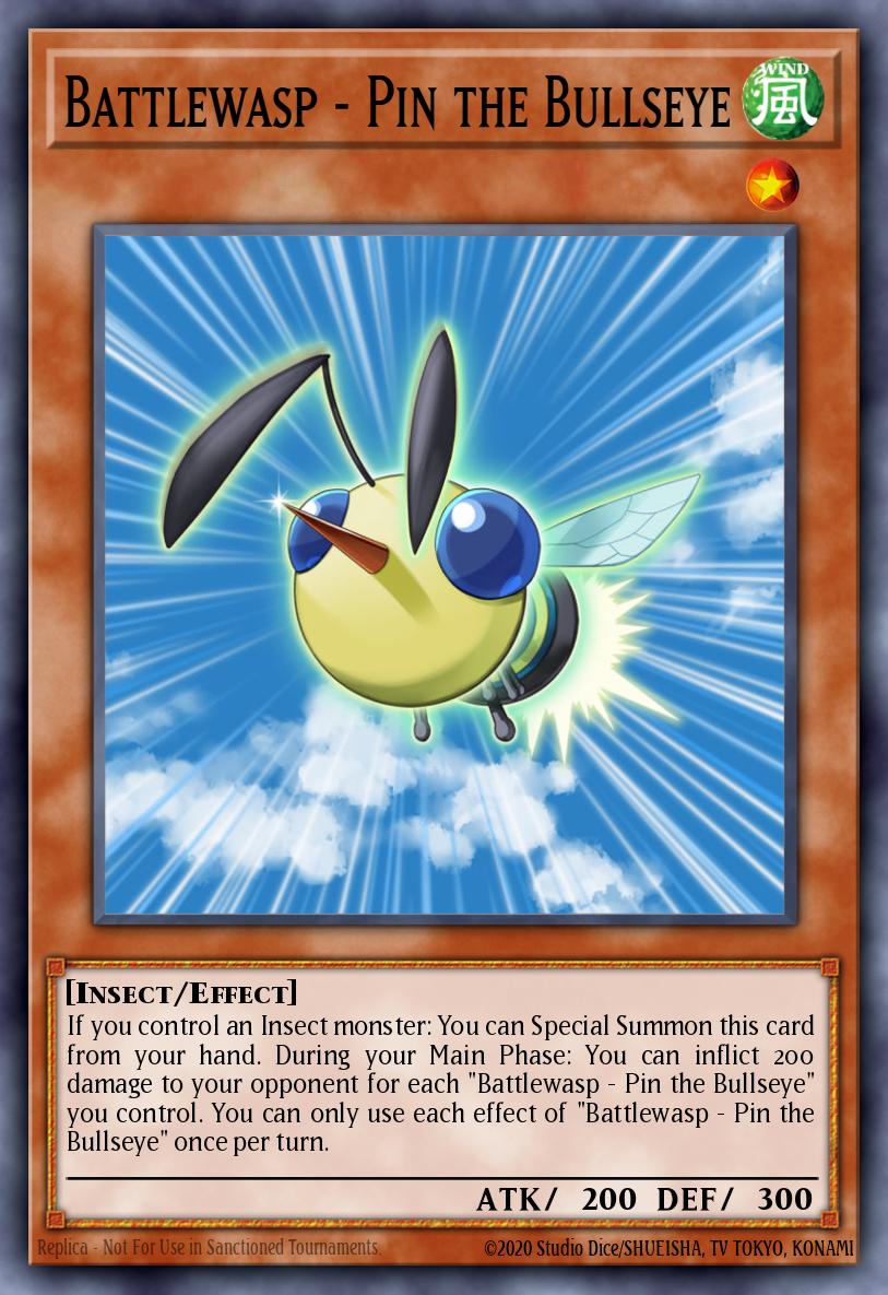 Battlewasp - Pin the Bullseye Ultra Rare BLHR-EN031 Battles of Legend Heros Revenge Yugioh card