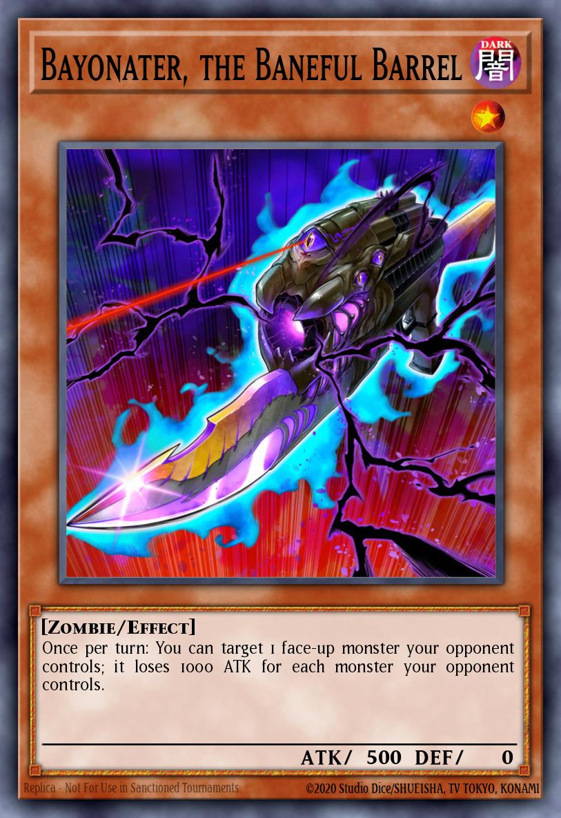 Bayonater the Baneful Barrel Common CHIM-EN030 Chaos Impact Yugioh card