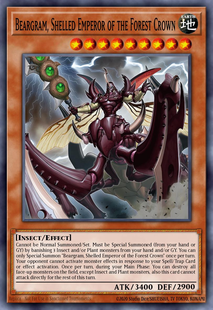 Beargram Shelled Emperor of the Forest Crown Ultra Rare PHHY-EN021 Photon Hypernova Yugioh card