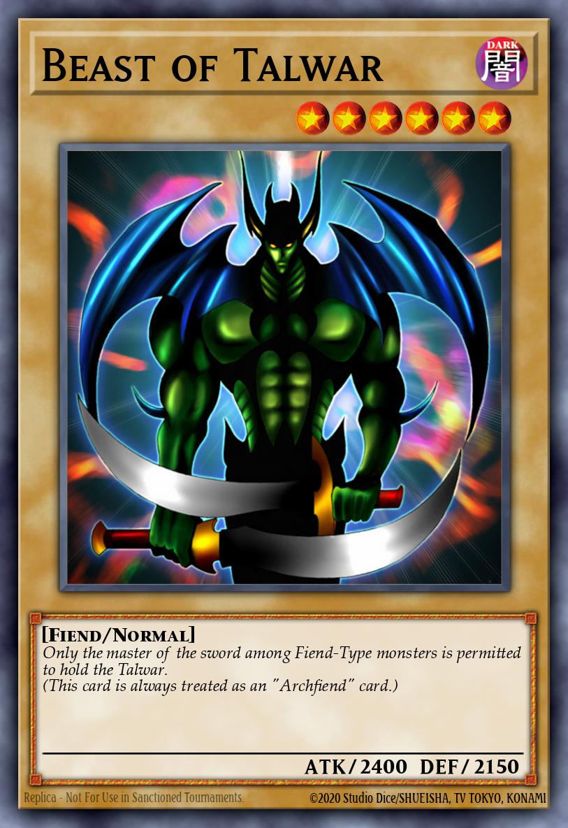 Beast of Talwar Common YS15-END01 2-Player Starter Deck Yuya & Declan Yugioh card