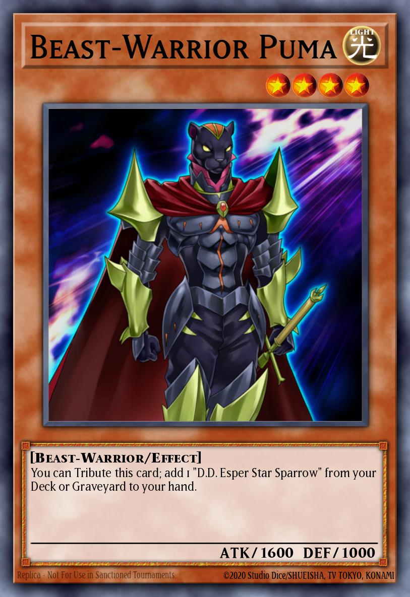 Beast-Warrior Puma Duel Terminal Normal Parallel Rare DT07-EN052 Duel Terminal 7b Yugioh card