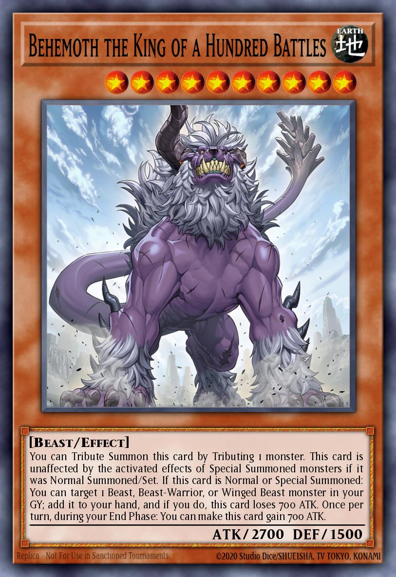 Behemoth the King of a Hundred Battles Common MP24-EN364 25th Anniversary Tin Dueling Mirrors Yugioh card