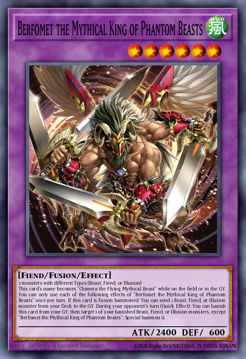 Berfomet the Mythical King of Phantom Beasts Super Rare AGOV-EN032 Age of Overlord Yugioh card