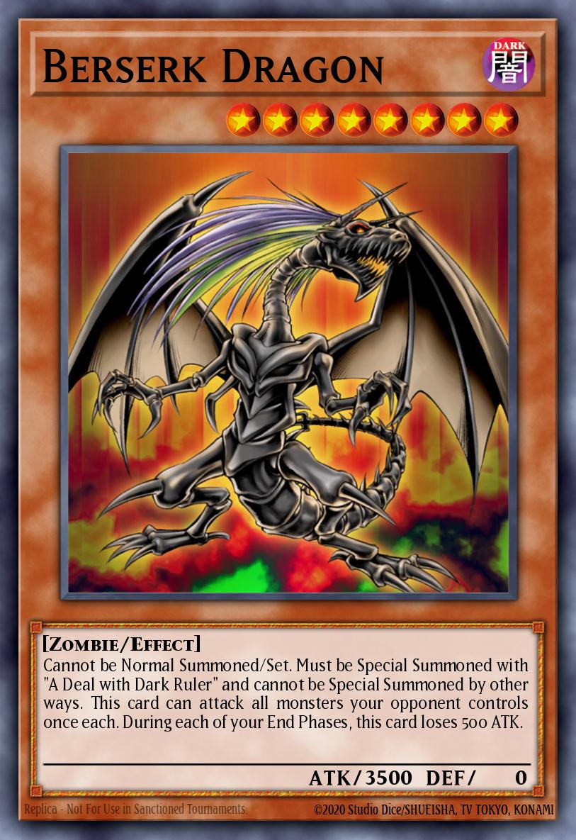 Berserk Dragon Super Rare DCR-019 Dark Crisis Yugioh card