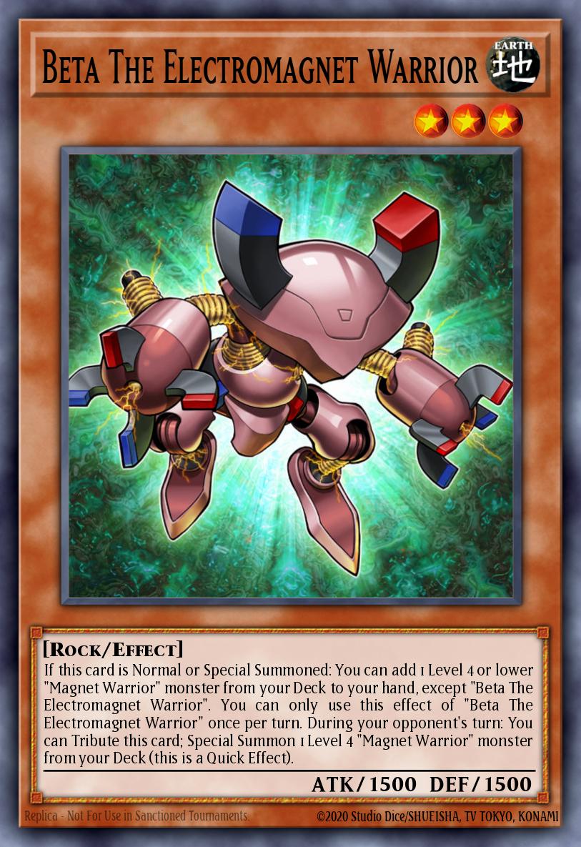 Beta The Electromagnet Warrior Rare MZMU-EN081 Maze of Muertos Yugioh card