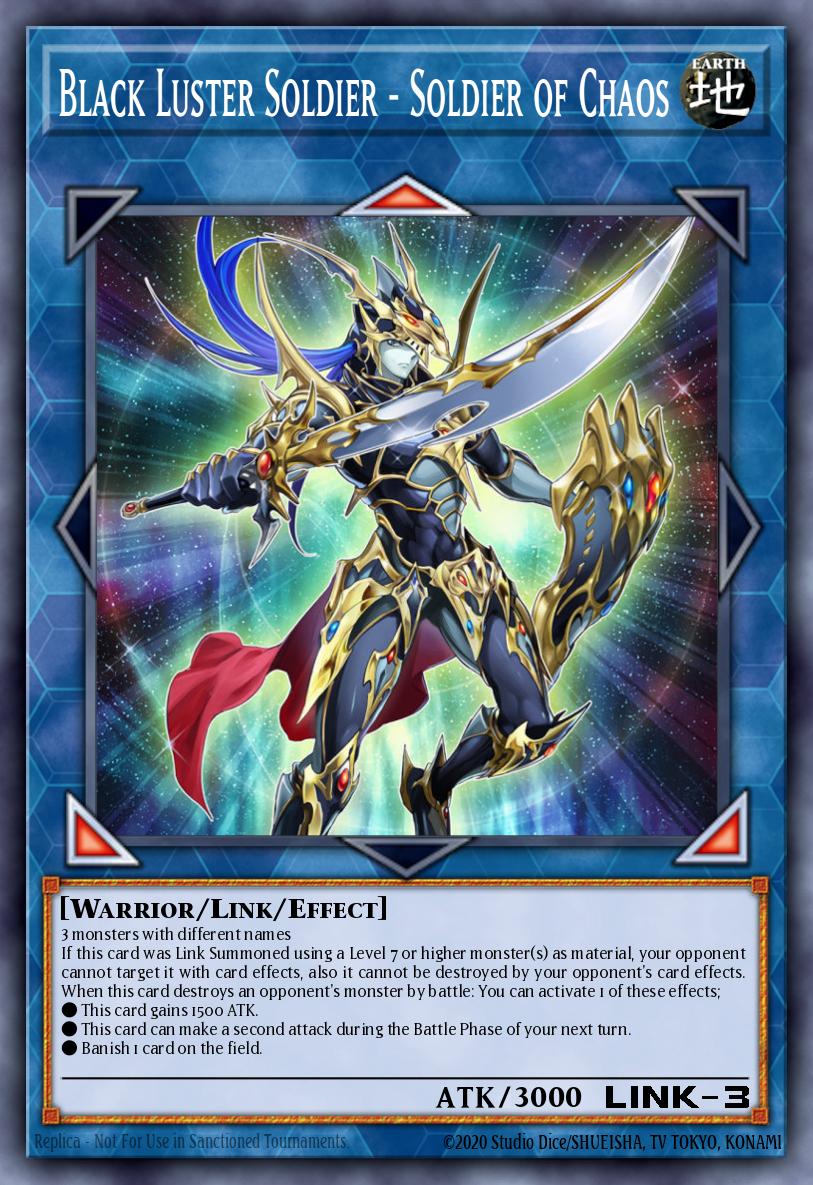 Black Luster Soldier - Soldier of Chaos Secret Rare BLC1-EN002 Battles of Legend Chapter 1 Yugioh card