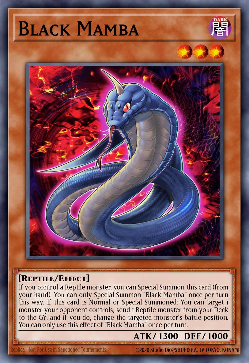 Black Mamba Ultra Rare BLMR-EN019 Battles of Legend Monstrous Revenge Yugioh card