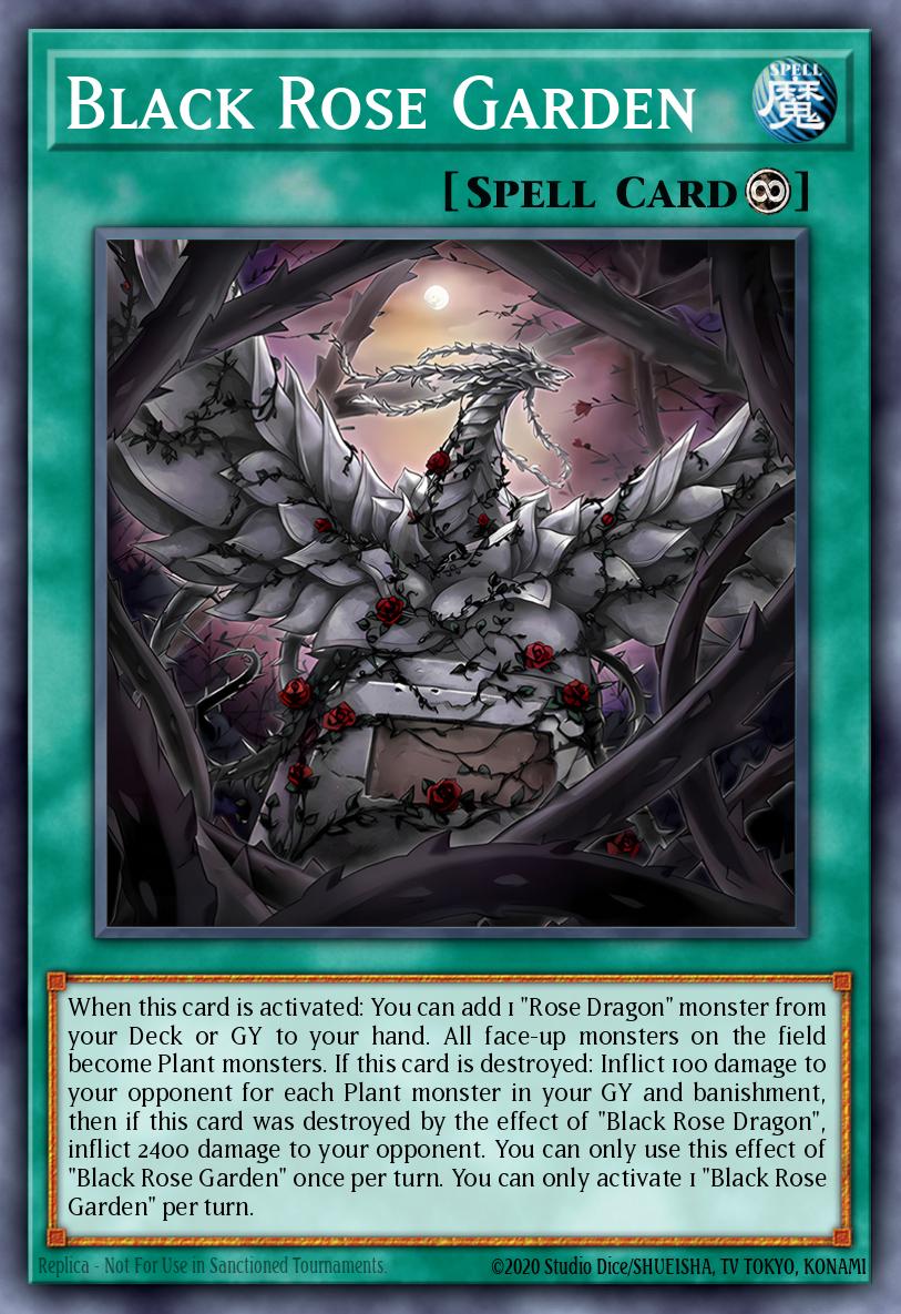 Black Rose Garden Starlight Rare DOOD-EN055 Doom of Dimensions Yugioh card