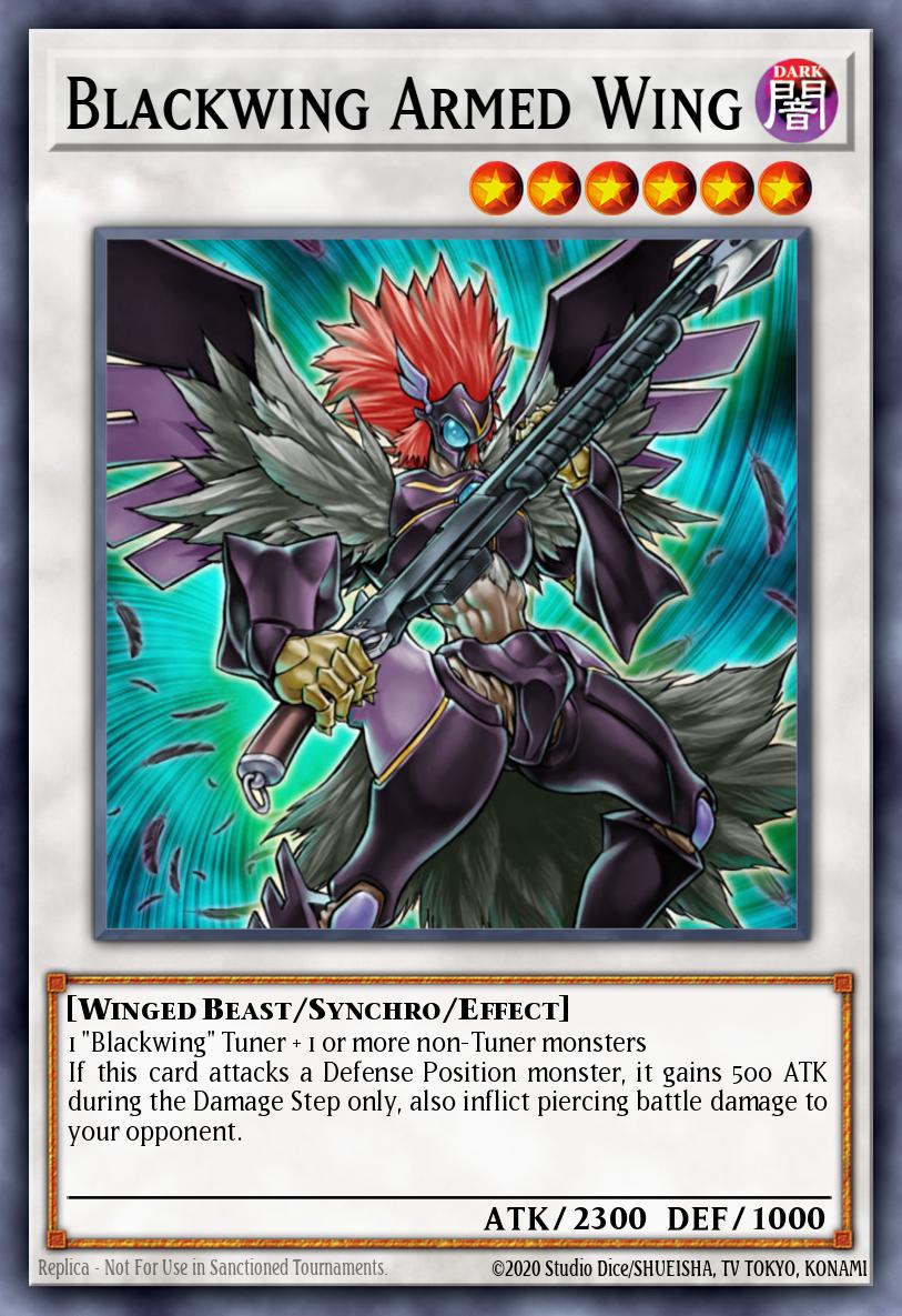 Blackwing Armed Wing Rare DP11-EN014 Duelist Pack Crow Yugioh card