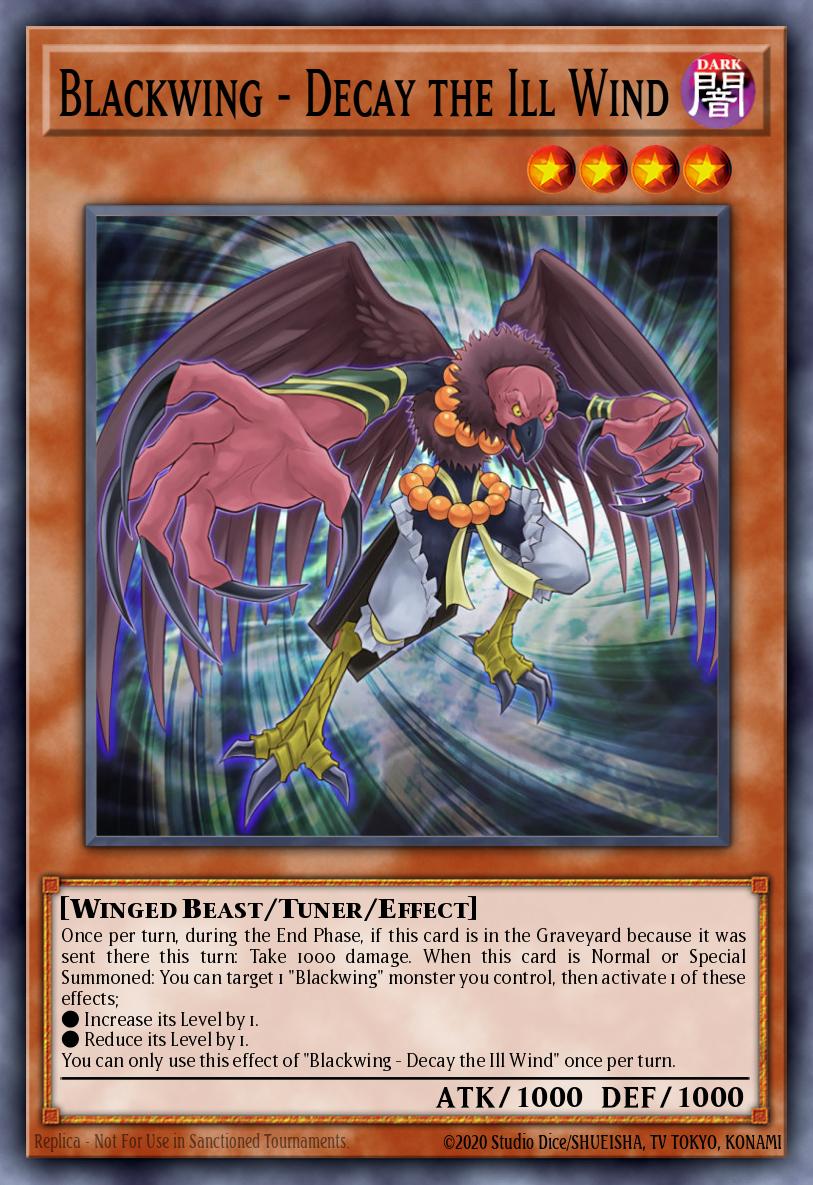 Blackwing - Decay the Ill Wind Common MP17-EN009 2017 Mega-Tin Mega Pack Yugioh card