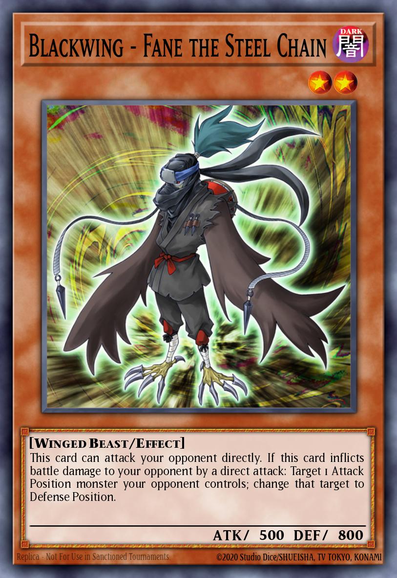 Blackwing - Fane the Steel Chain Common ANPR-EN006 Ancient Prophecy Yugioh card