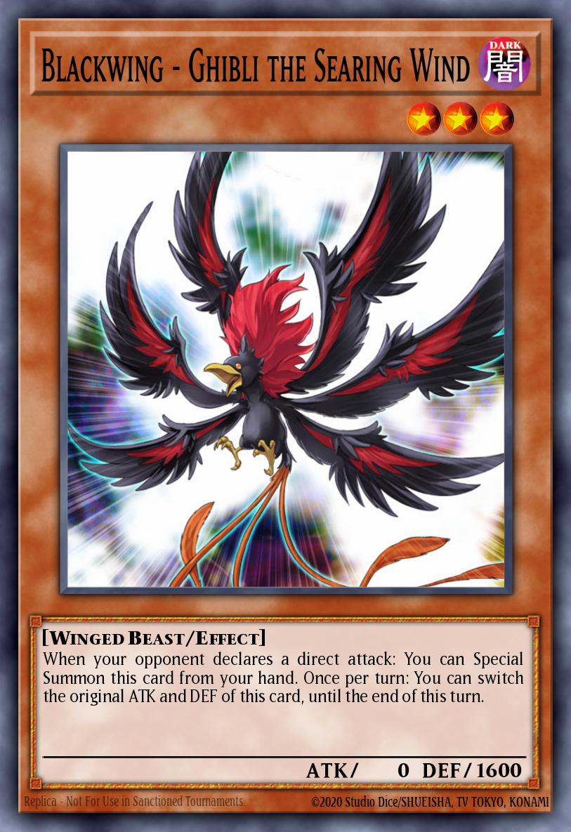 Blackwing - Ghibli the Searing Wind Common DP11-EN008 Duelist Pack Crow Yugioh card