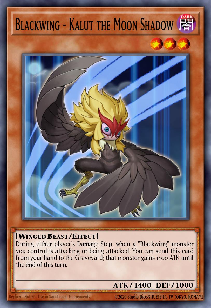 Blackwing - Kalut the Moon Shadow Super Rare AP04-EN005 Astral Pack Four Yugioh card