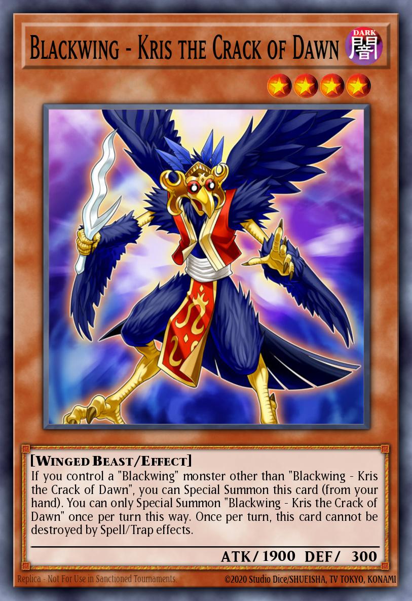 Blackwing - Kris the Crack of Dawn Ultra Rare BLAR-EN061 Battles of Legend Armageddon Yugioh card