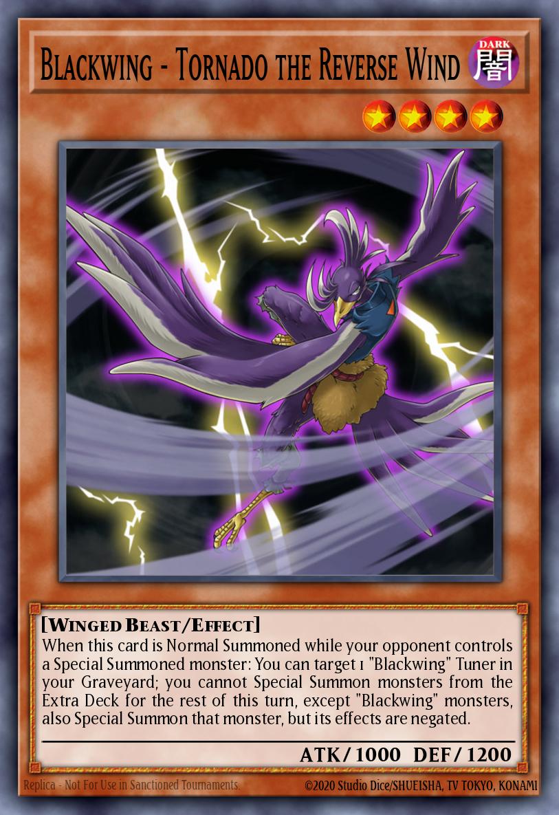 Blackwing - Tornado the Reverse Wind Common MP17-EN067 2017 Mega-Tin Mega Pack Yugioh card