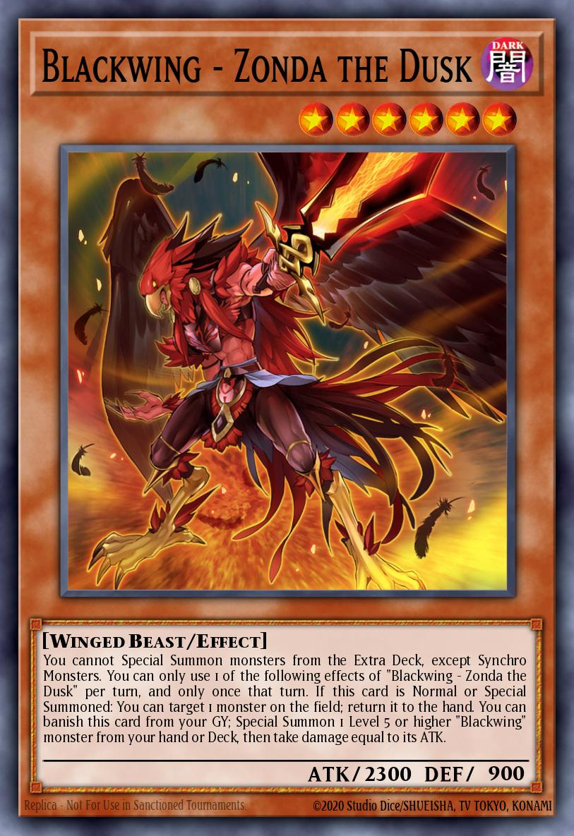 Blackwing - Zonda the Dusk Ultra Rare MP23-EN156 25th Anniversary Tin Dueling Heroes Mega Pack Yugioh card