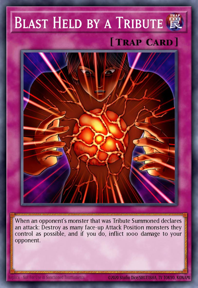 Blast Held by a Tribute Ultra Rare DCR-104 Dark Crisis Yugioh card