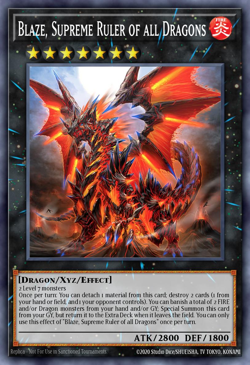 Blaze Supreme Ruler of all Dragons Prismatic Secret Rare MP25-EN146 2025 Mega-Pack Tin Yugioh card