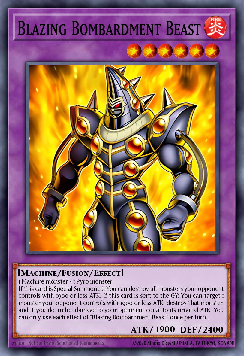 Blazing Bombardment Beast Common MP25-EN406 2025 Mega-Pack Tin Yugioh card