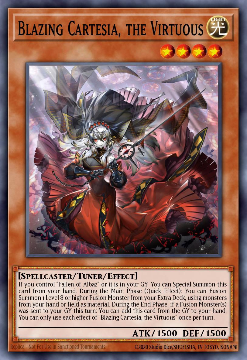 Blazing Cartesia, the Virtuous Ultra Rare CH01-EN004 THE CHRONICLES DECK: The Fallen & The Virtuous (All-Foil Edition) Yugioh card