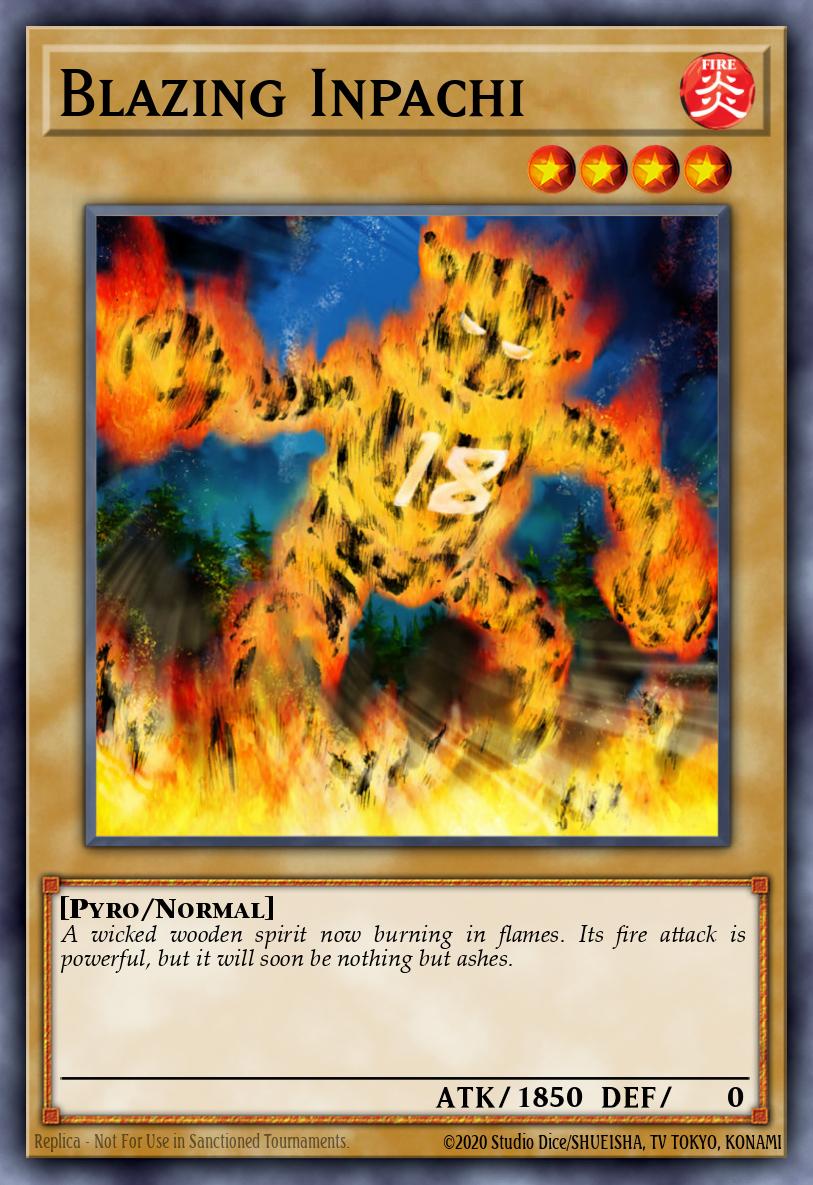 Blazing Inpachi Common DR2-EN062 Dark Revelation Volume 2 Yugioh card