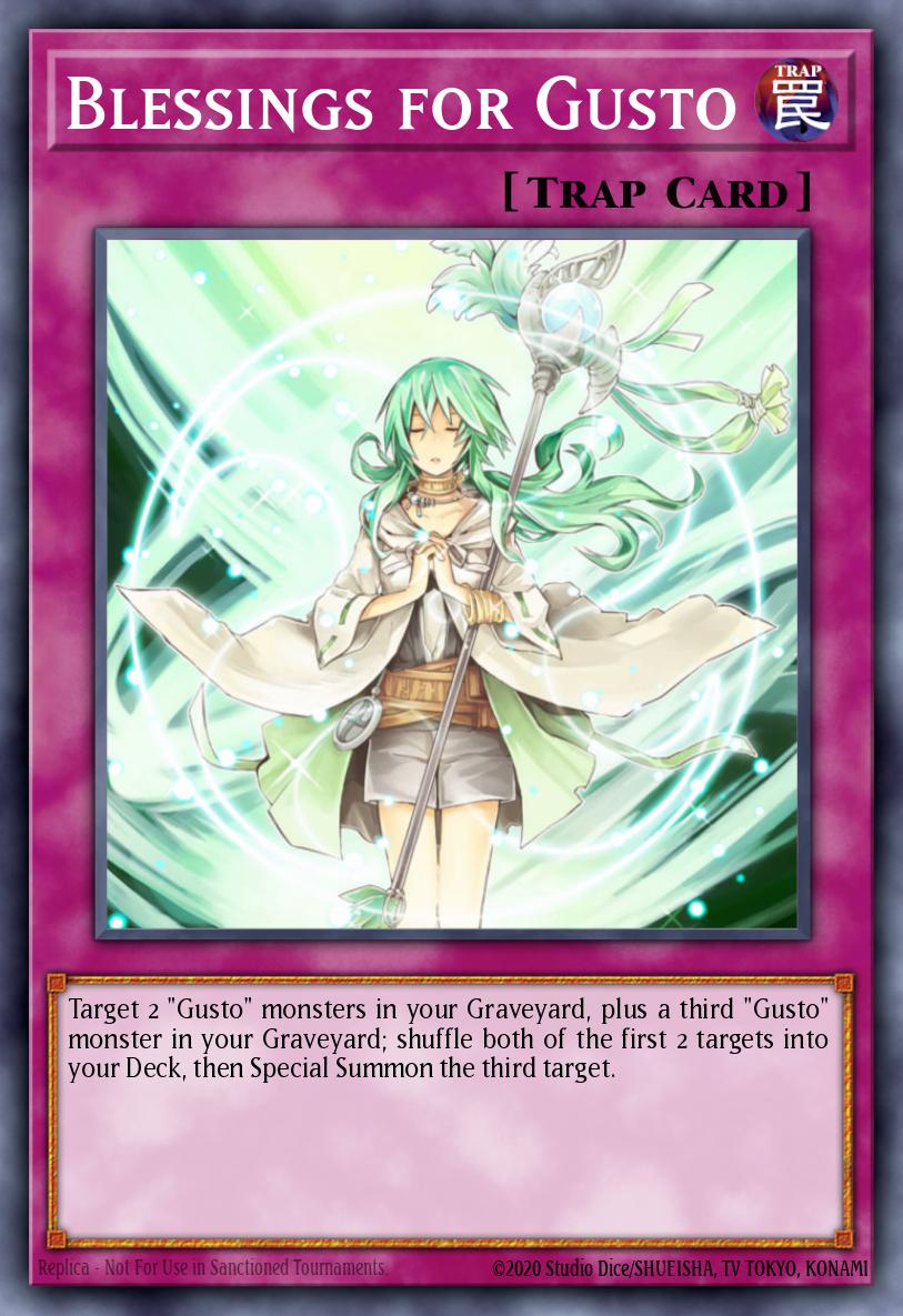 Blessings for Gusto Duel Terminal Normal Parallel Rare DT05-EN097 Duel Terminal 5b Yugioh card