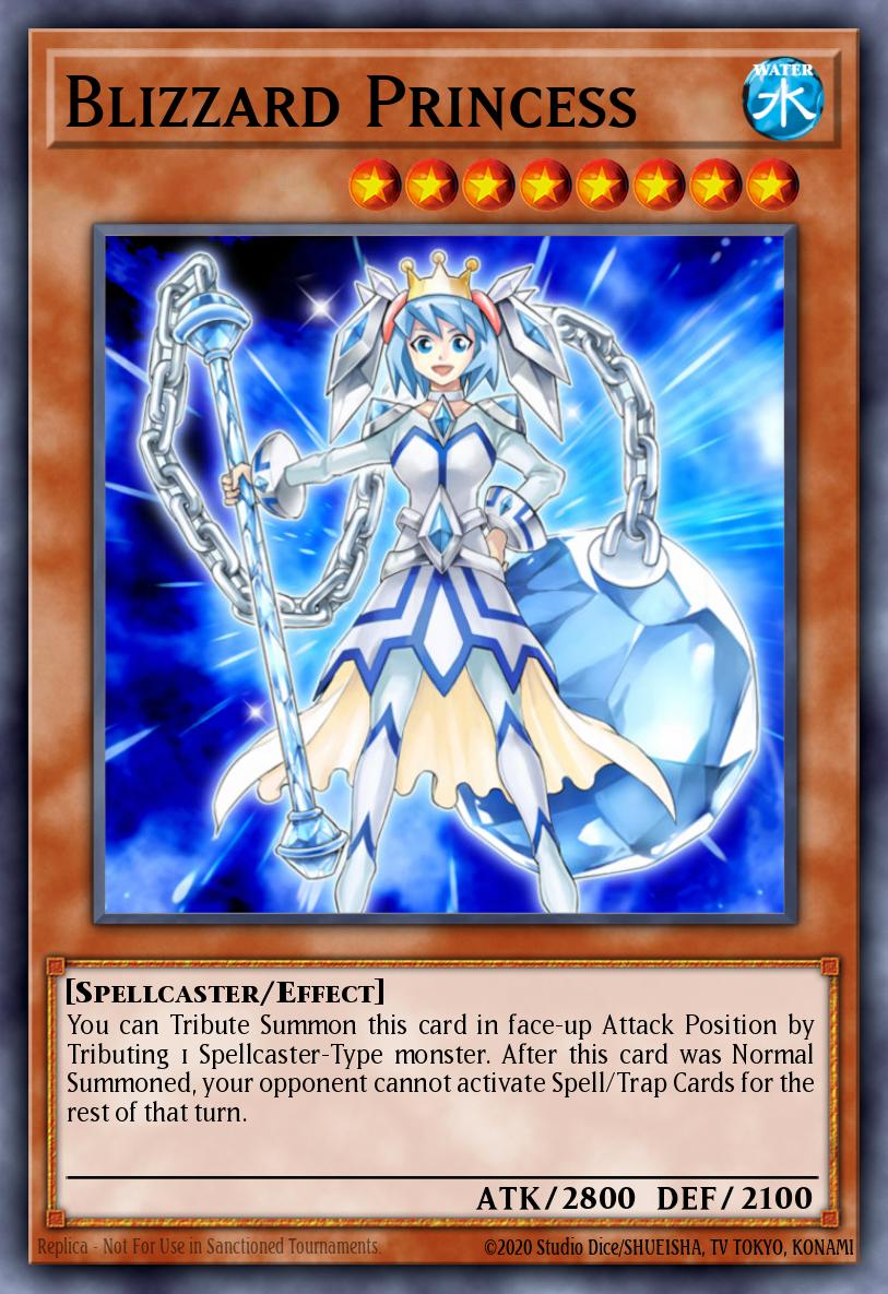 Blizzard Princess Super Rare CT09-EN009 Collectible Tins 2012 Wave 1 Yugioh card