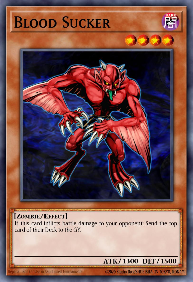 Blood Sucker Common SBTK-EN019 Speed Duel Trials of the Kingdom Yugioh card