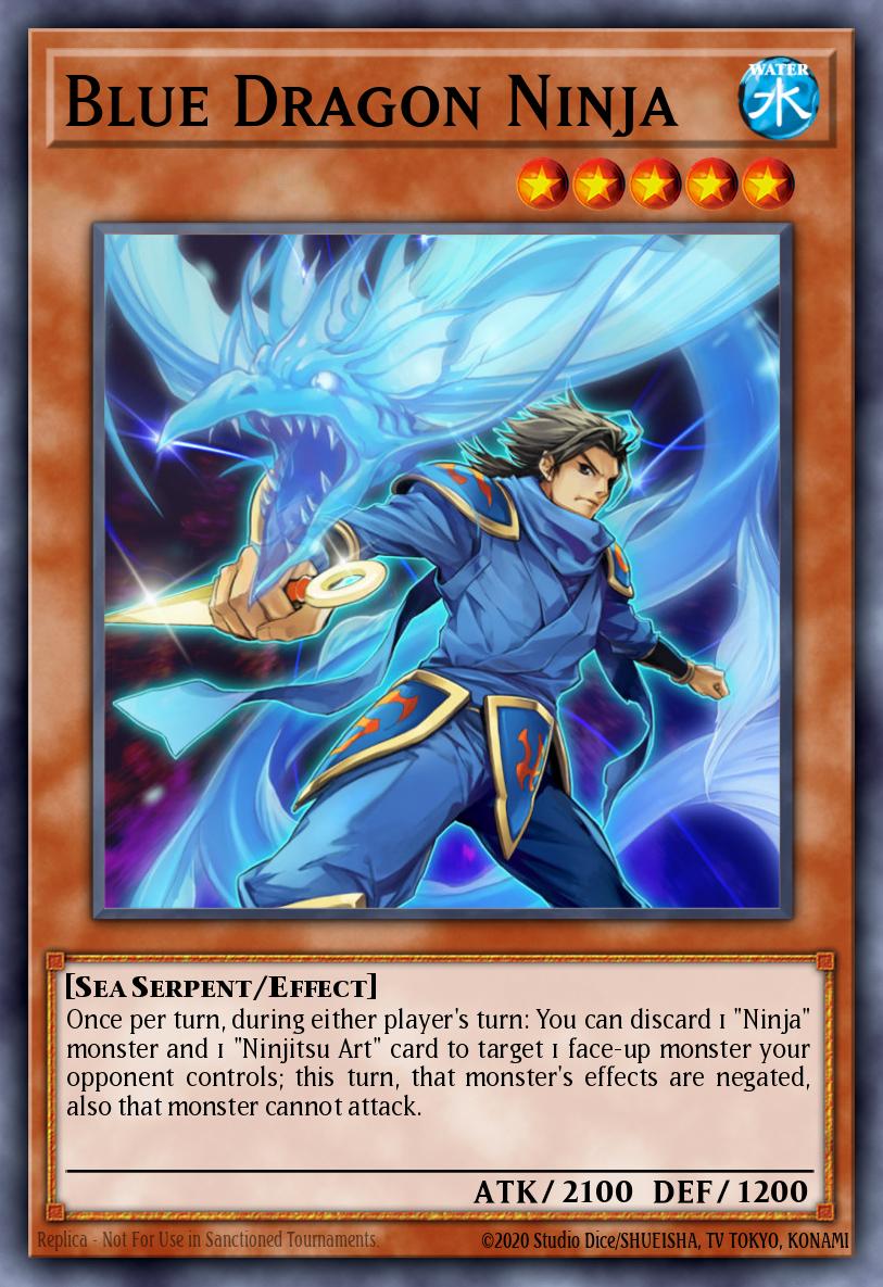 Blue Dragon Ninja Super Rare REDU-EN083 Return of the Duelist Yugioh card