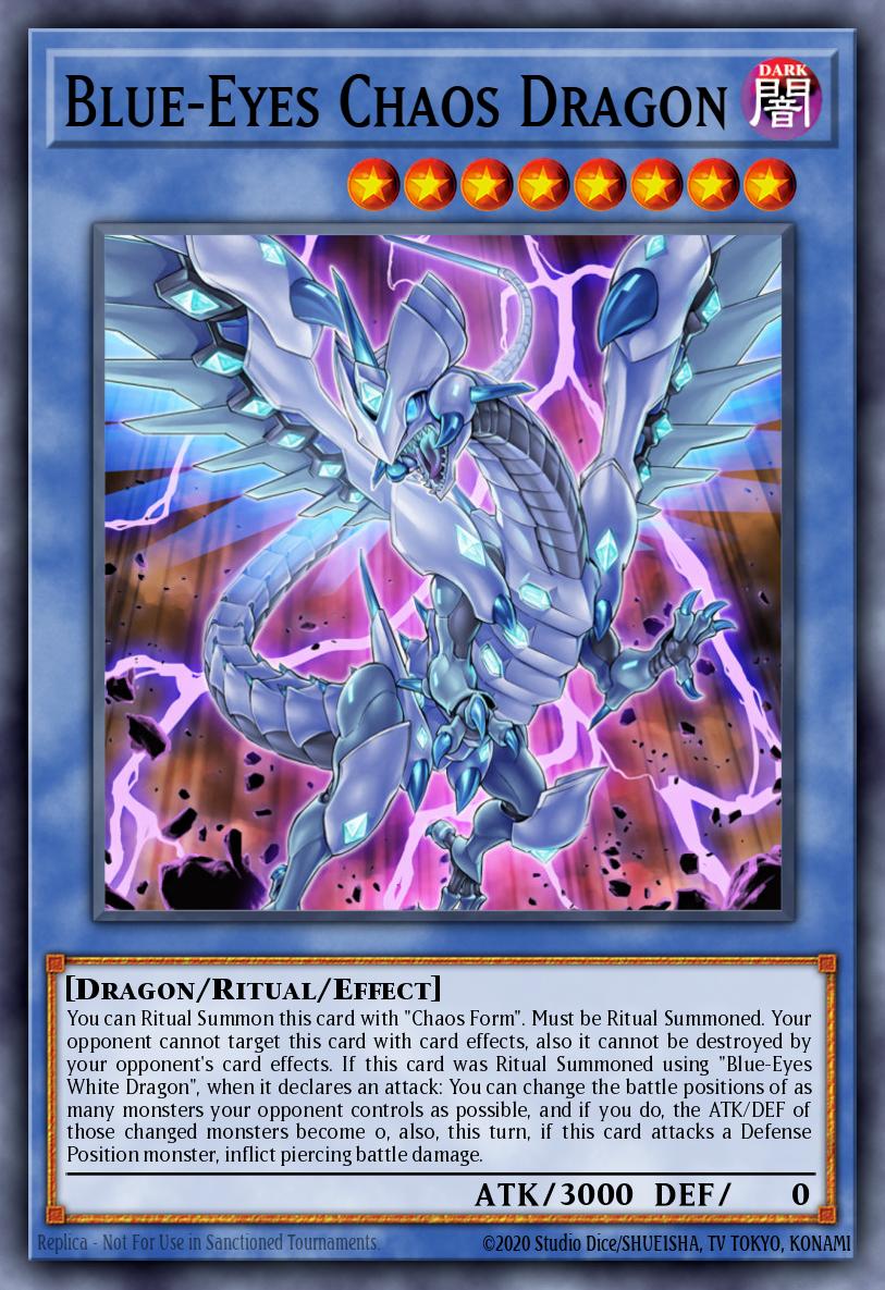 Blue-Eyes Chaos Dragon Secret Rare LDS2-EN017 Legendary Duelists Season 2 Yugioh card