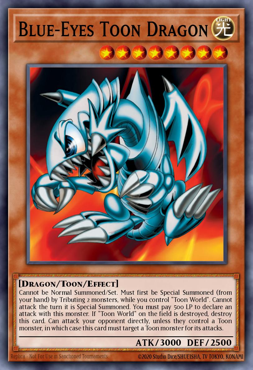 Blue-Eyes Toon Dragon Super Rare DB1-EN066 Dark Beginning 1 Yugioh card