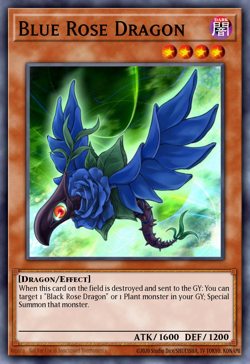 Blue Rose Dragon Secret Rare EXVC-EN099 Extreme Victory Yugioh card