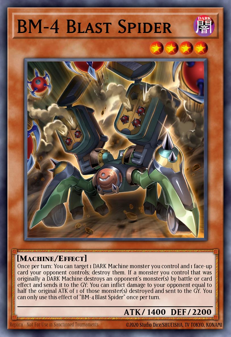 BM-4 Blast Spider Rare LED2-EN014 Legendary Duelists Ancient Millennium Yugioh card