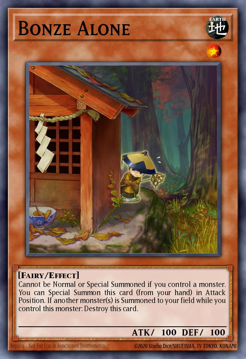 Bonze Alone Common CHIM-EN032 Chaos Impact Yugioh card