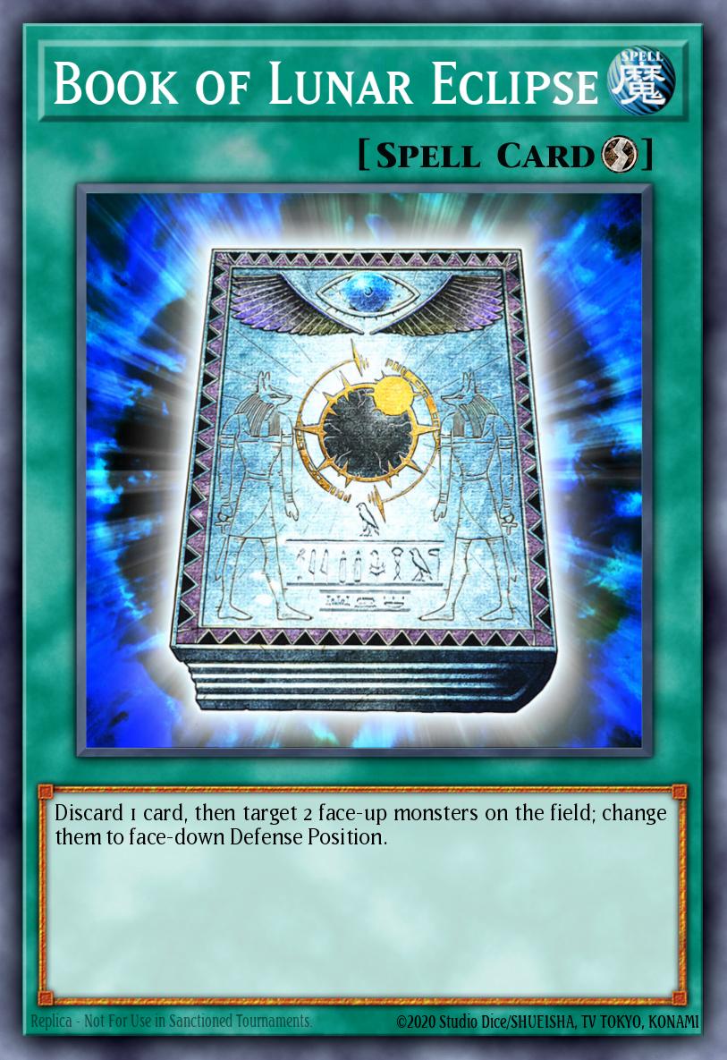 Book of Lunar Eclipse Super Rare MP22-EN099 2022 Tin of the Pharaohs Gods Yugioh card