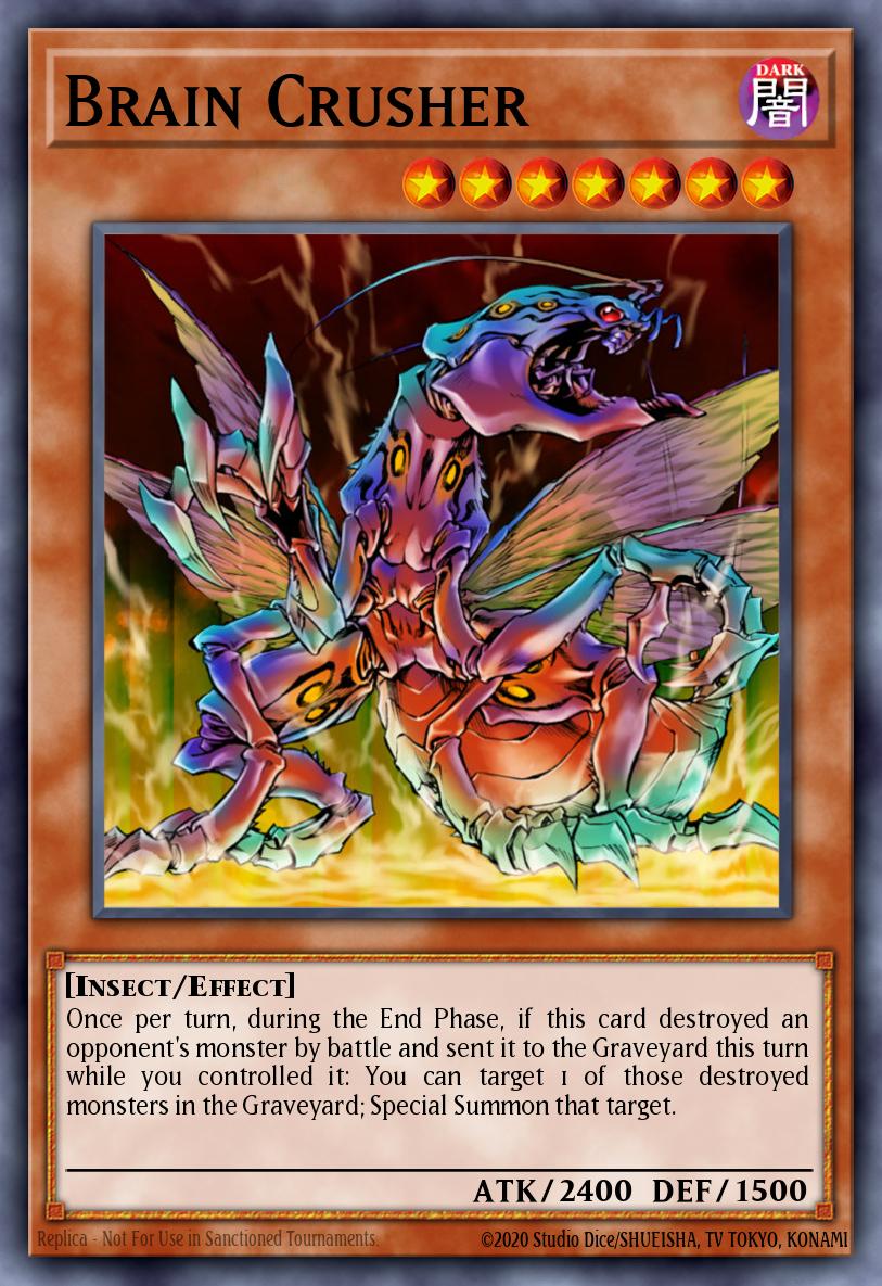Brain Crusher Mosaic Rare BP02-EN047 Battle Pack 2 War of the Giants Yugioh card