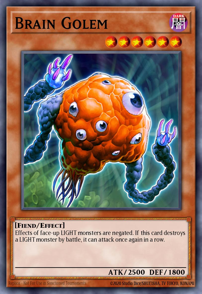 Brain Golem Rare RGBT-EN027 Raging Battle Yugioh card