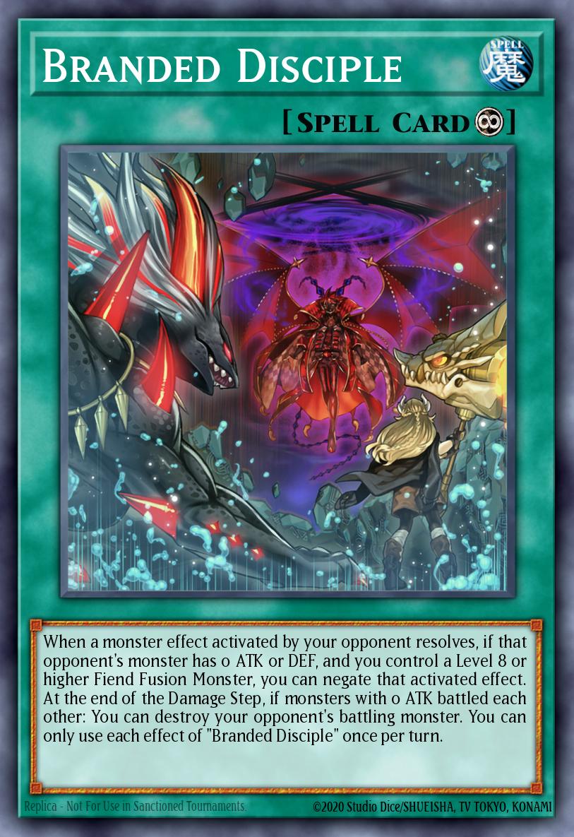 Branded Disciple Common BACH-EN053 Battle of Chaos Yugioh card