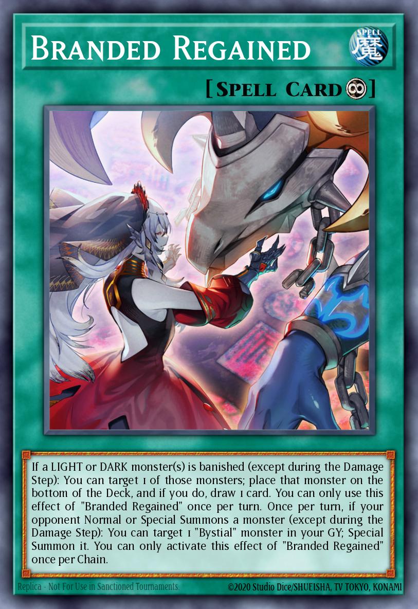 Branded Regained Ultra Rare CH01-EN026 THE CHRONICLES DECK: The Fallen & The Virtuous (All-Foil Edition) Yugioh card