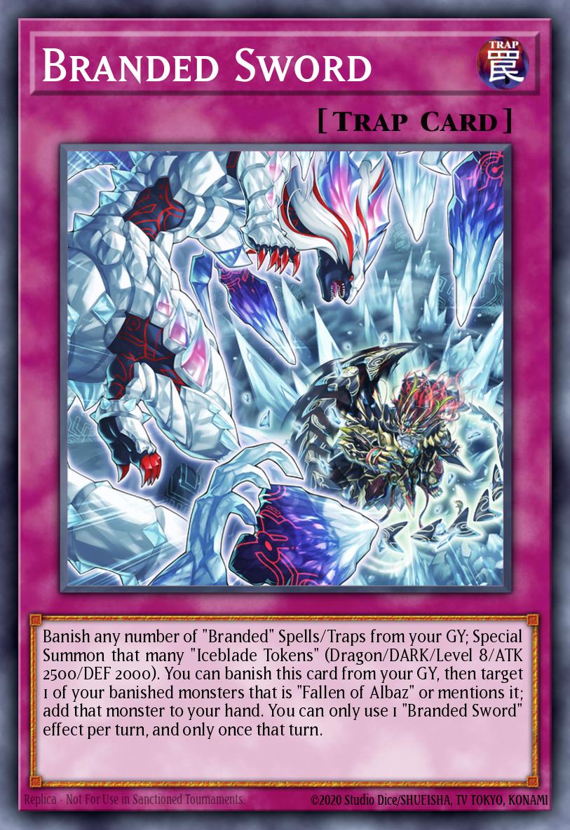 Branded Sword Ultra Rare CH01-EN036 THE CHRONICLES DECK: The Fallen & The Virtuous (All-Foil Edition) Yugioh card