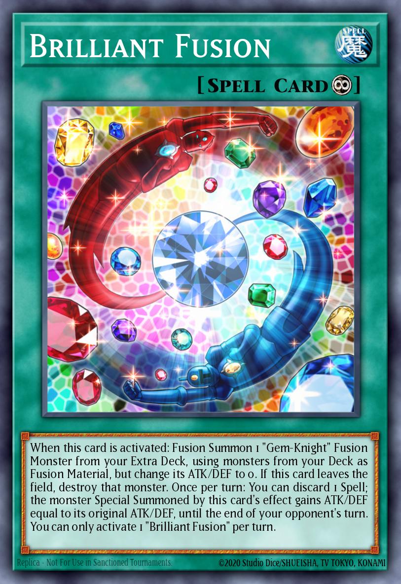 Brilliant Fusion Super Rare MP16-EN082 2016 Mega-Tin Mega Pack Yugioh card